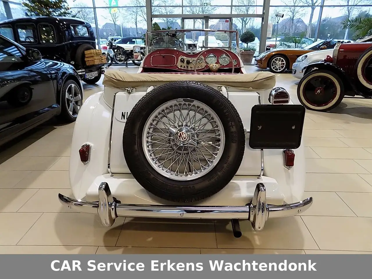 MG TD Midget Sport Roadster 1950 White, foto 6