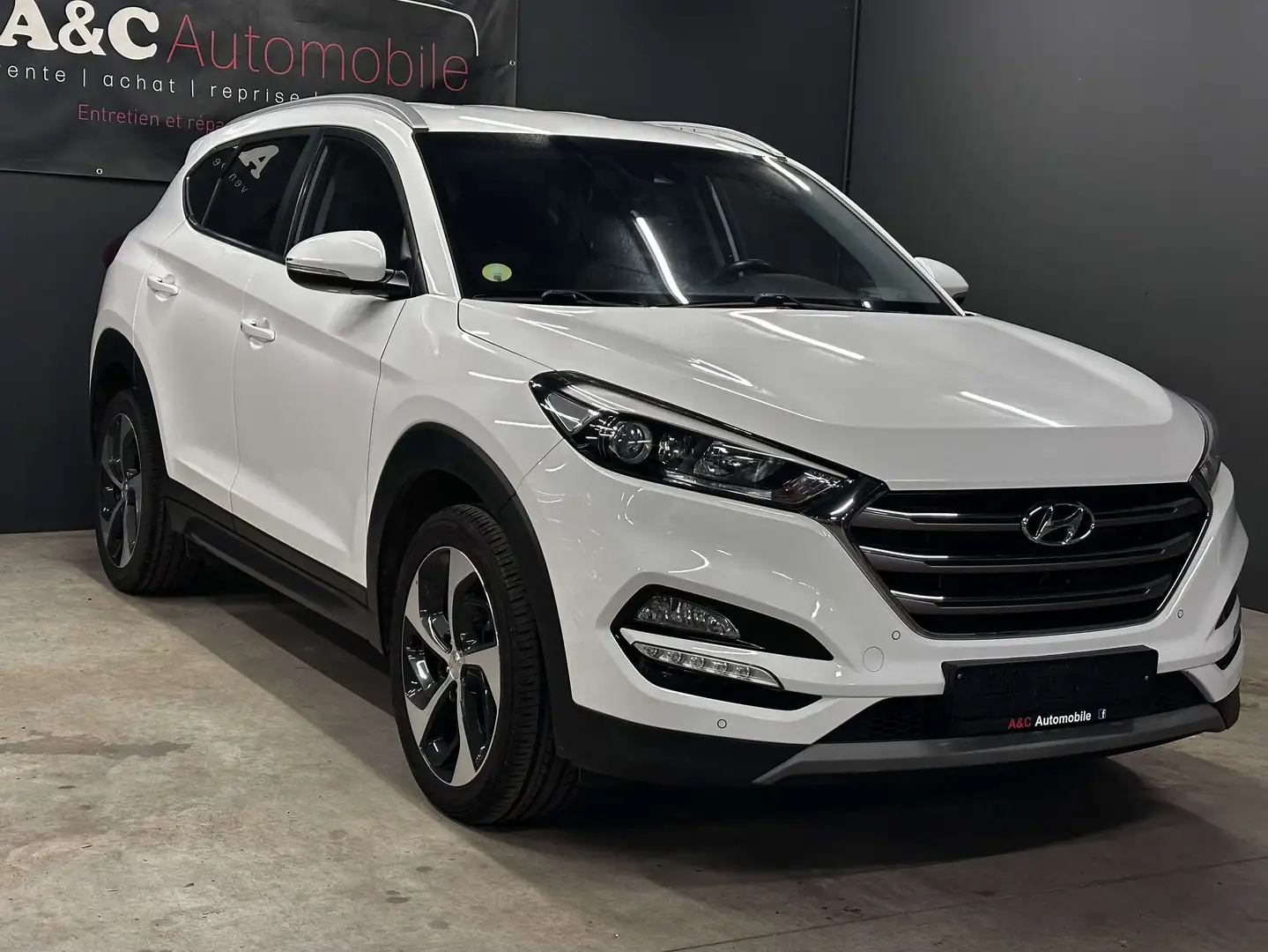 Hyundai TUCSON 1.7 CRDi Blanc - 2