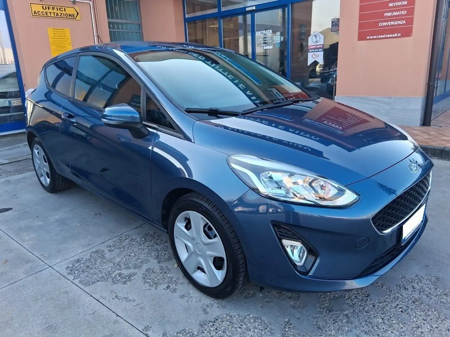 Ford Fiesta Fiesta 1.5 TDCi 85 CV 3 porte Van Trend Bleu - 1