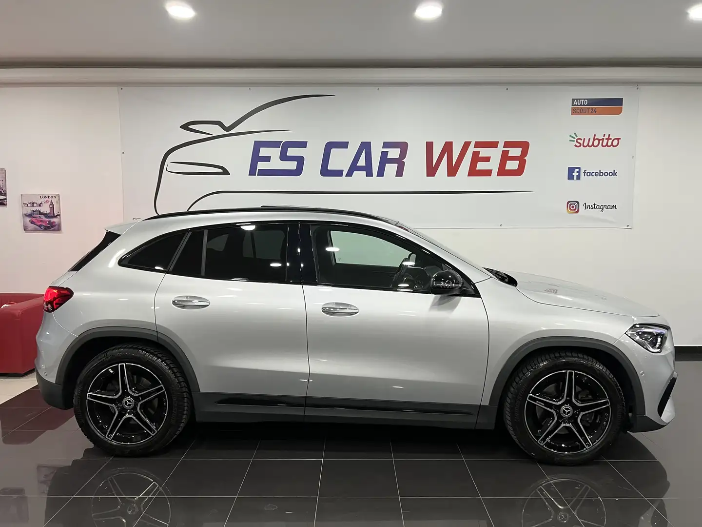 Mercedes-Benz GLA 220 d Premium AMG 4matic auto 190 cv Argent - 2