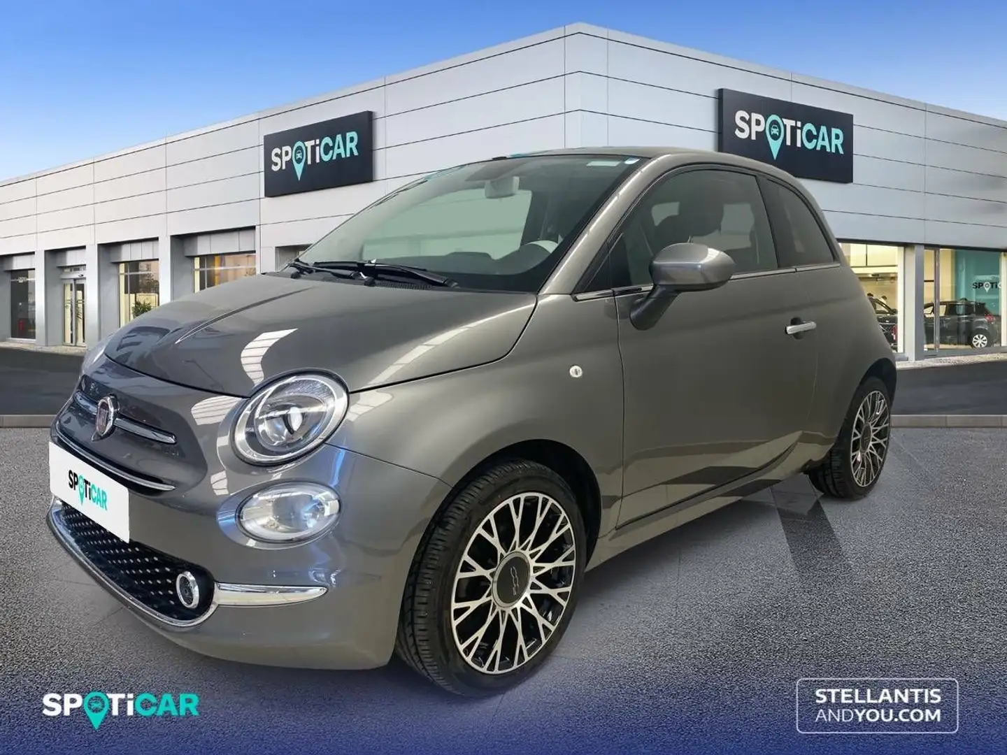 Fiat 500 1.0 Hybrid 51KW (70 CV) Dolcevita Gris - 1