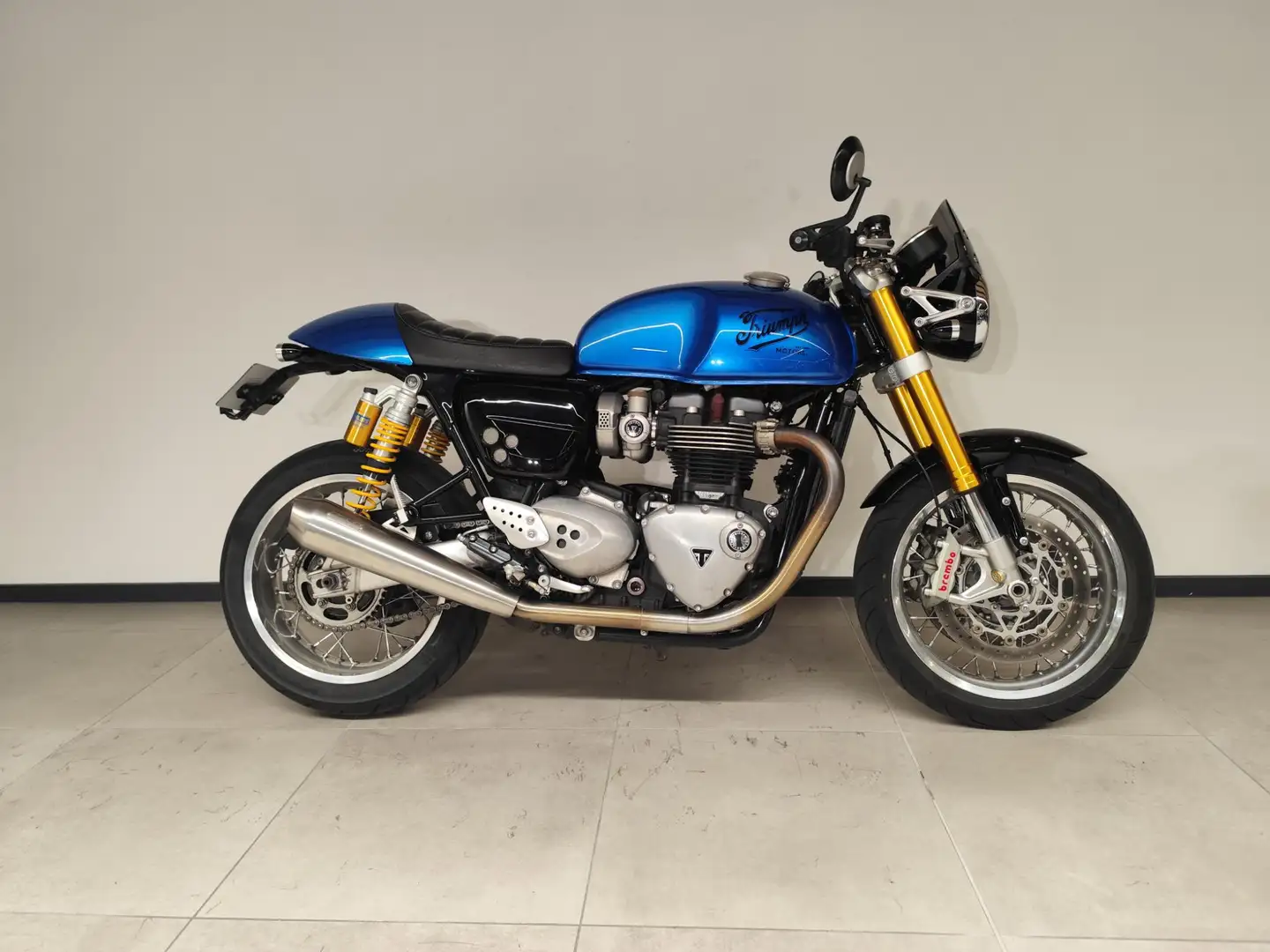 Triumph Thruxton Azul - 1