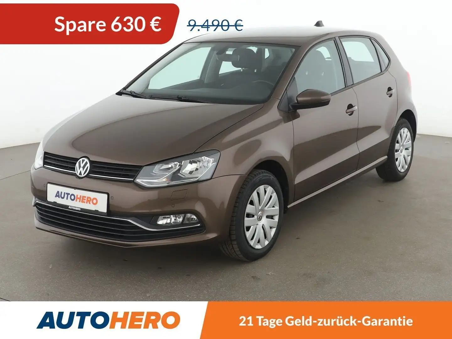 Volkswagen Polo 1.0 Comfortline*TEMPO*PDC*SHZ*KLIMA*GARANTIE* Brown - 1