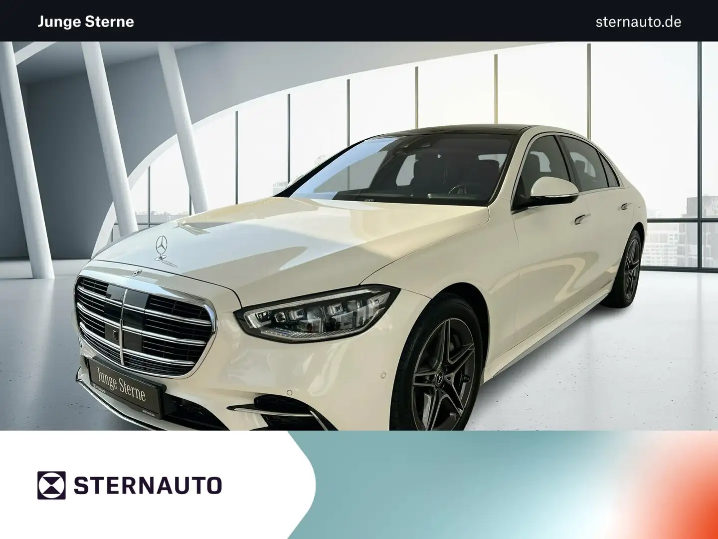Mercedes-Benz S 450 S 450 e lang AMG Line/Pano-Dach/Distronic/Kamera Weiß - 1
