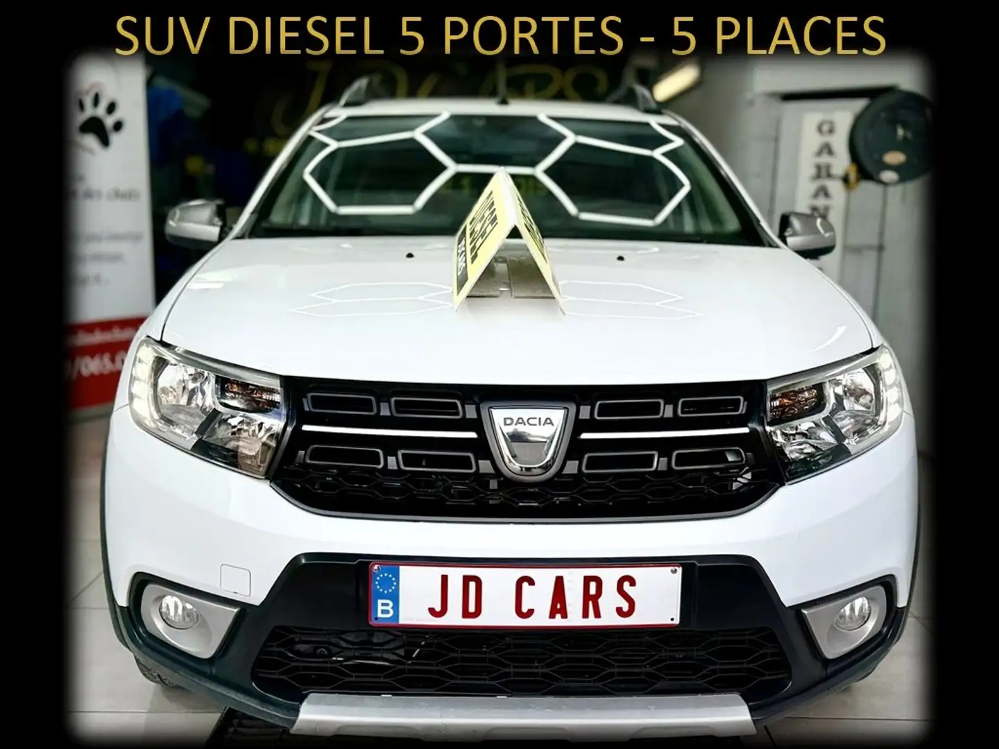 Dacia Sandero STEPWAY 1.5 DCI ‼️GARANTIE 1 AN CTOK‼️ Weiß - 2