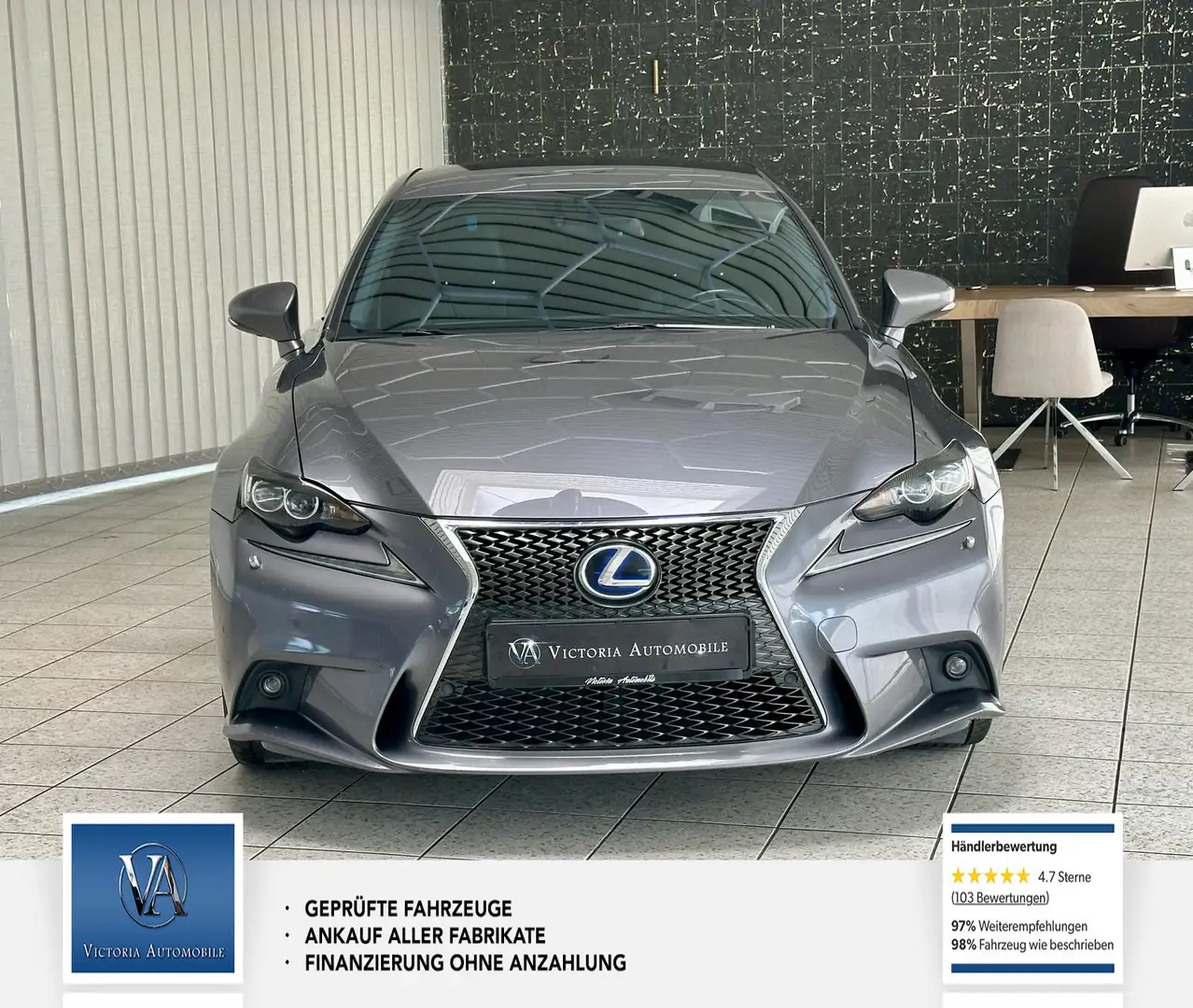 Lexus IS 300 h 1 Hand. F Sport Сірий - 2