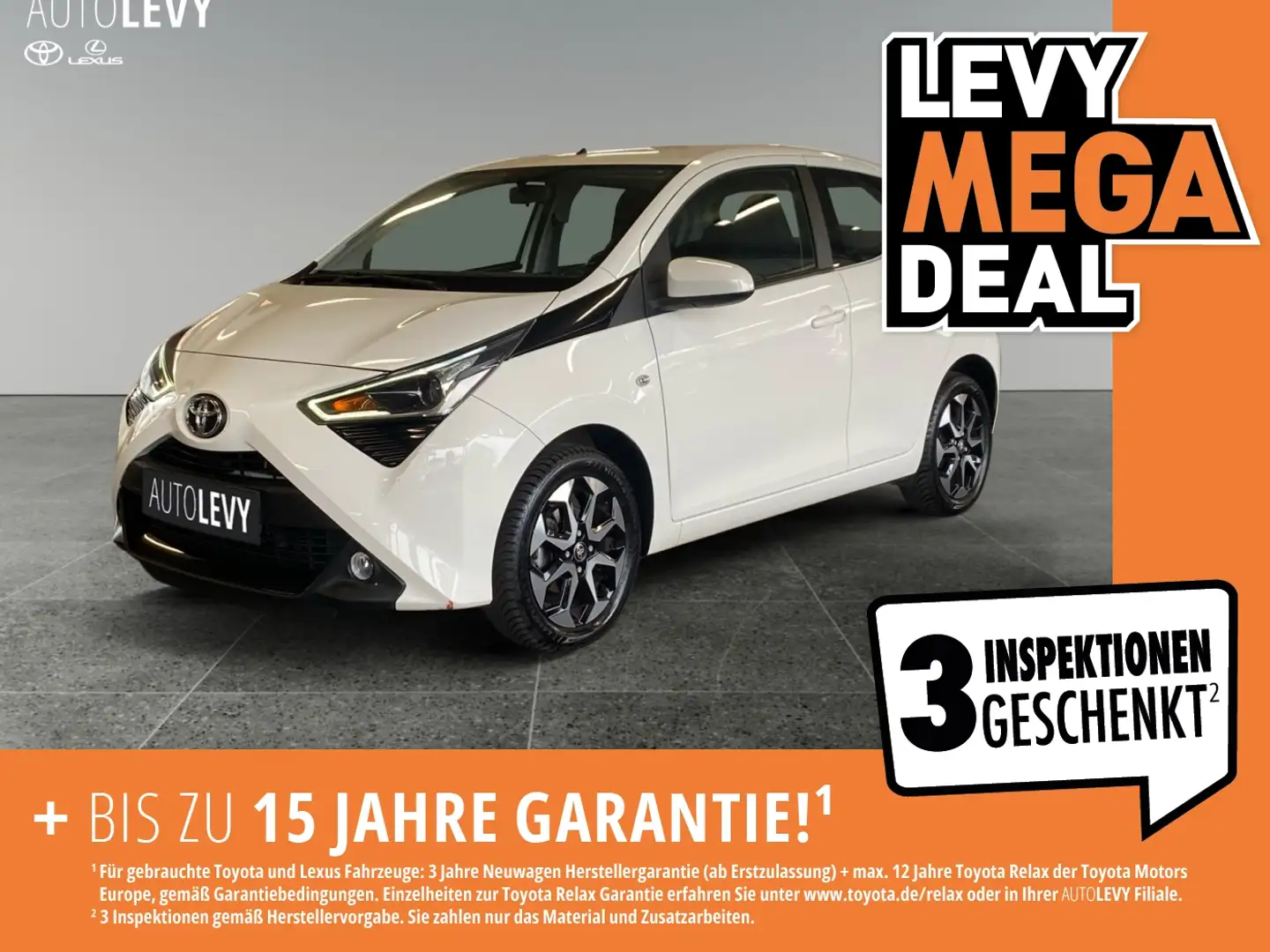 Toyota Aygo 1.0 x-play club *KLIMA* Weiß - 1