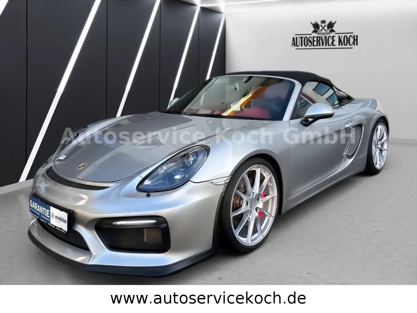 Porsche Boxster Spyder Finanzierung Garantie Silber - 2