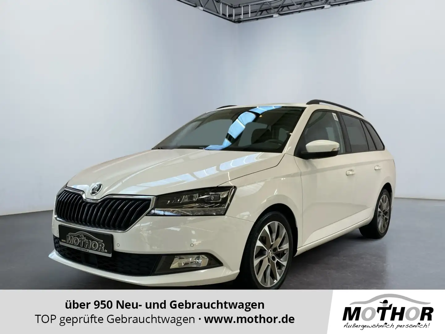 Skoda Fabia Combi 1.0 TSI DSG LED Tempomat Weiß - 1