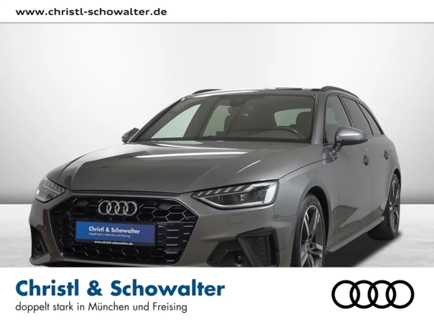Audi A4 Avant 35 TDI S-tronic S line STHZNG MATRIX Grijs - 1
