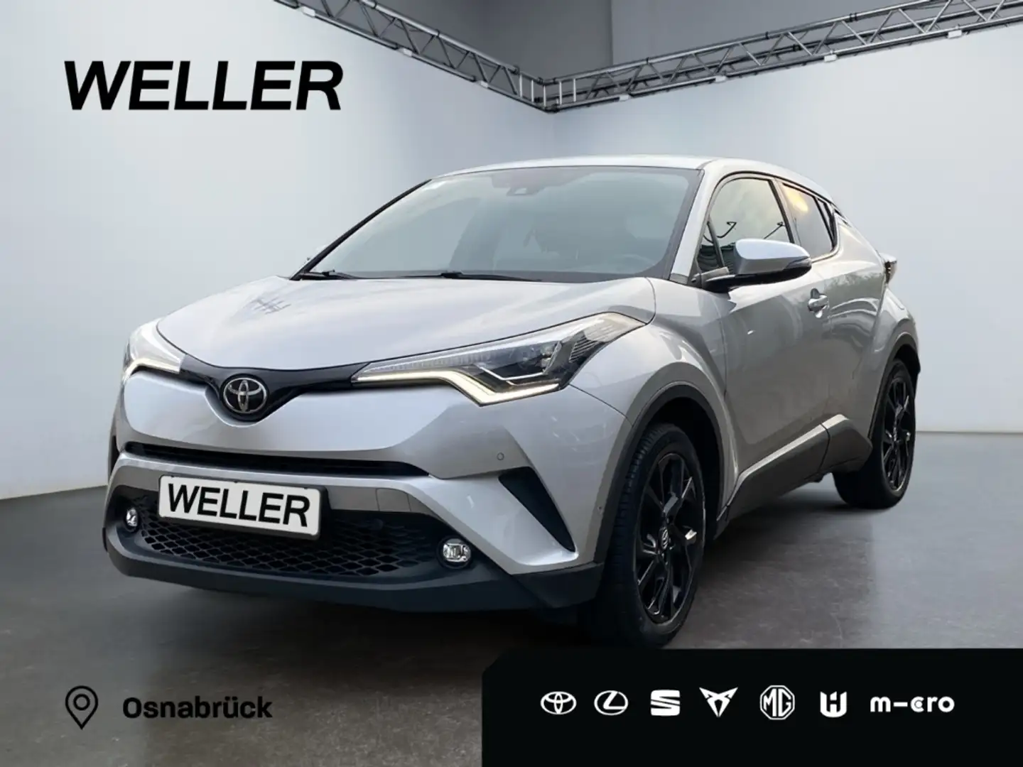Toyota C-HR 1.2 Turbo Multidr Allrad Team D *LED*CAM*SHZ* Silber - 1
