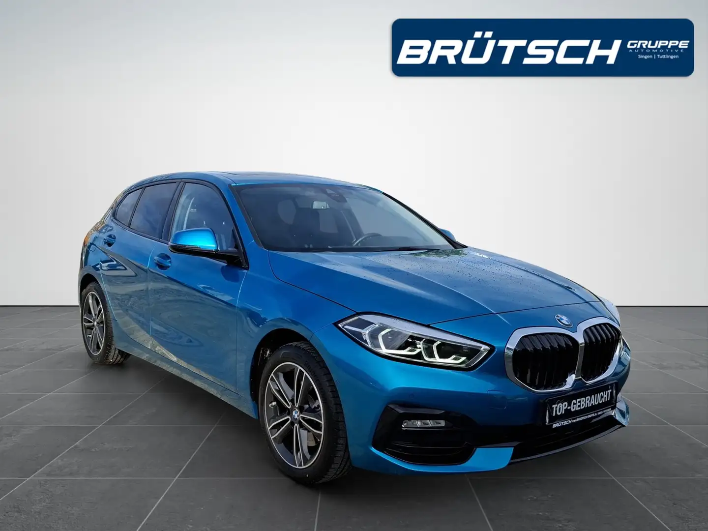 BMW 118 i Sport Line AUTOMATIK KLIMA / / NAVI / PANORAMA / Blau - 2