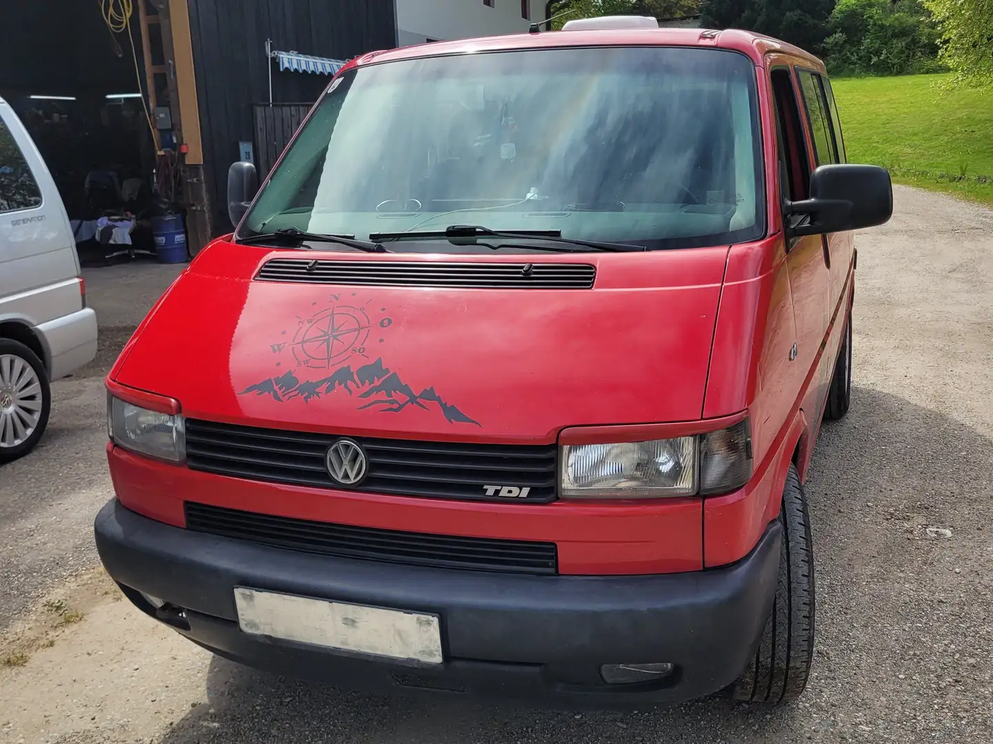 Volkswagen T4 Caravelle Vw t4 camper Syncro TDI Rot - 1