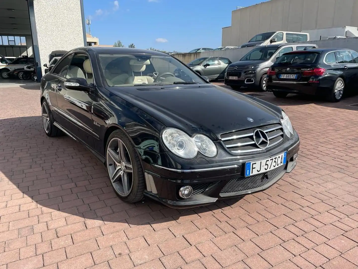 Mercedes-Benz CLK 63 AMG Coupe auto Fekete - 2