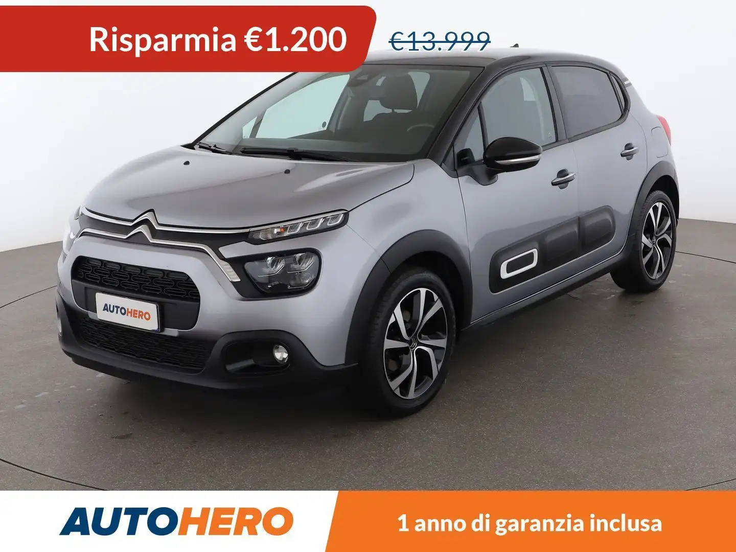 Citroen C3 1.2 PureTech Shine Pack 83 CV Grigio - 1