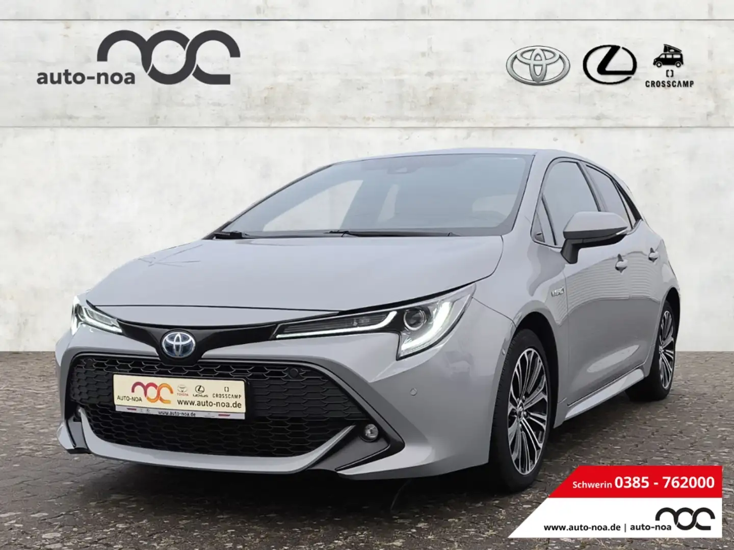 Toyota Corolla Hybrid Club 2.0 EU6d-T LED ACC Mehrzonenklima DAB Grau - 1