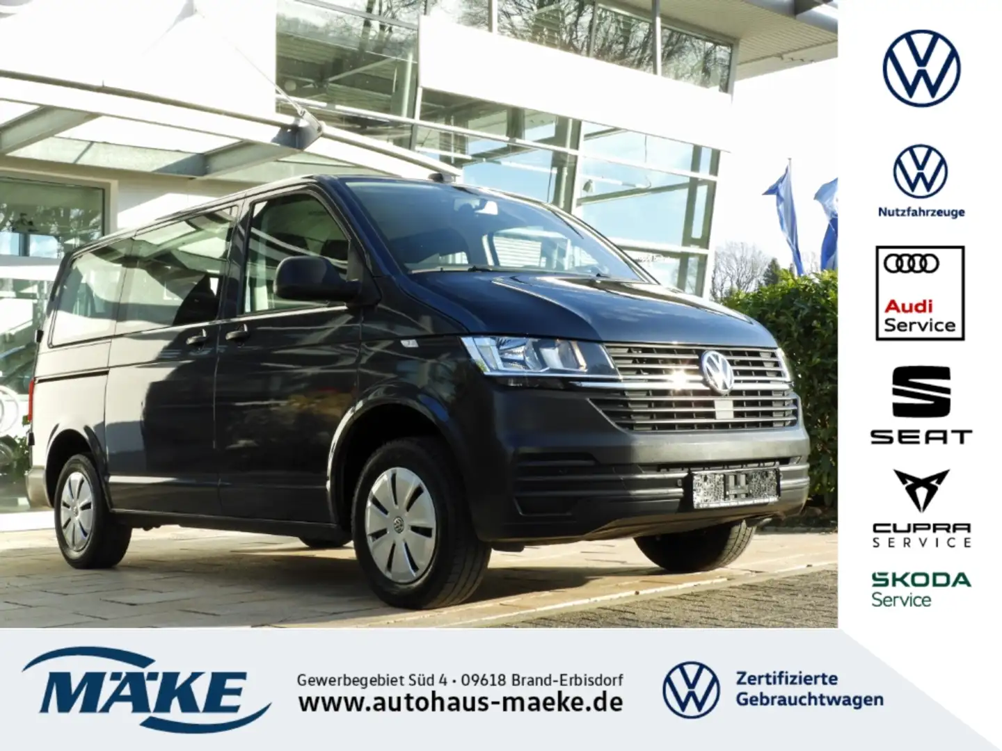 Volkswagen T6.1 Kombi 2.0 TDI DSG 9-Sitzer RDC Klima AHK Azul - 1