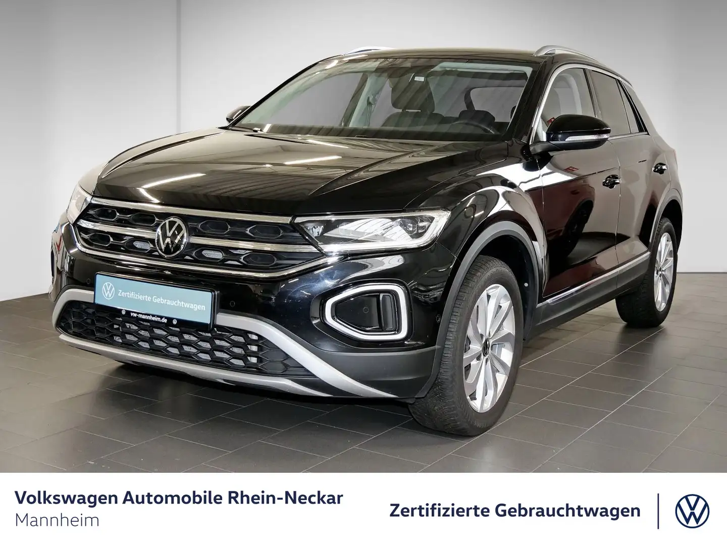 Volkswagen T-Roc 1.5 TSI Style DSG Navi AHK LED uvm Schwarz - 2