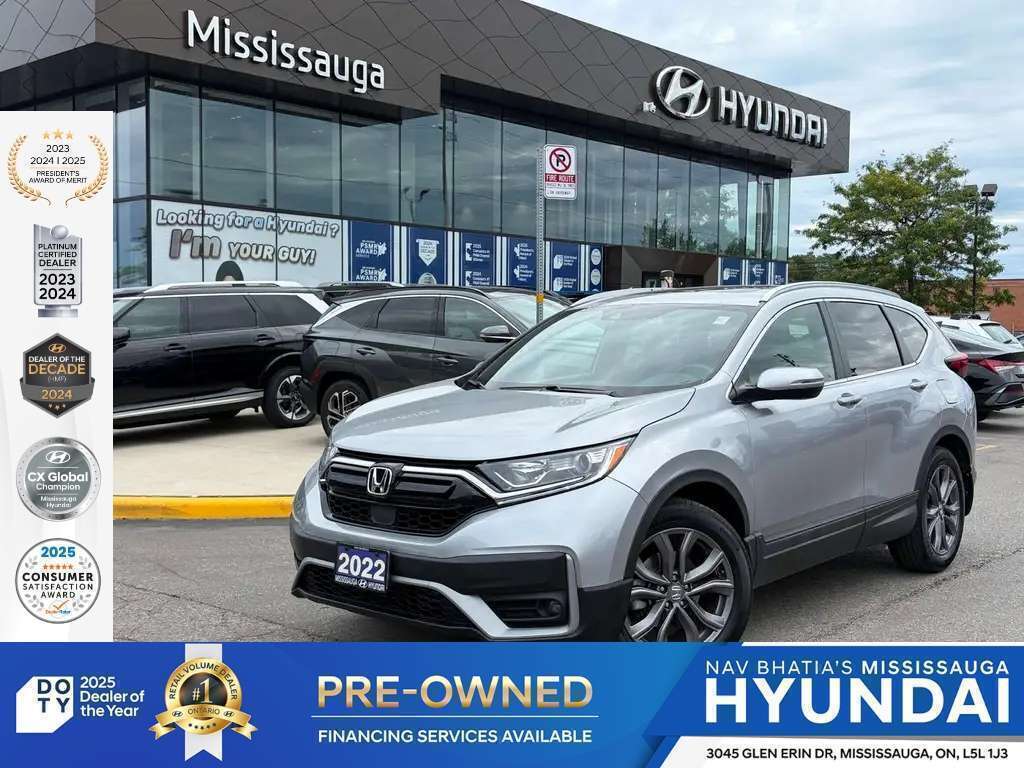 Gray 2022 Honda CR-V SUV / Crossover  Automatic