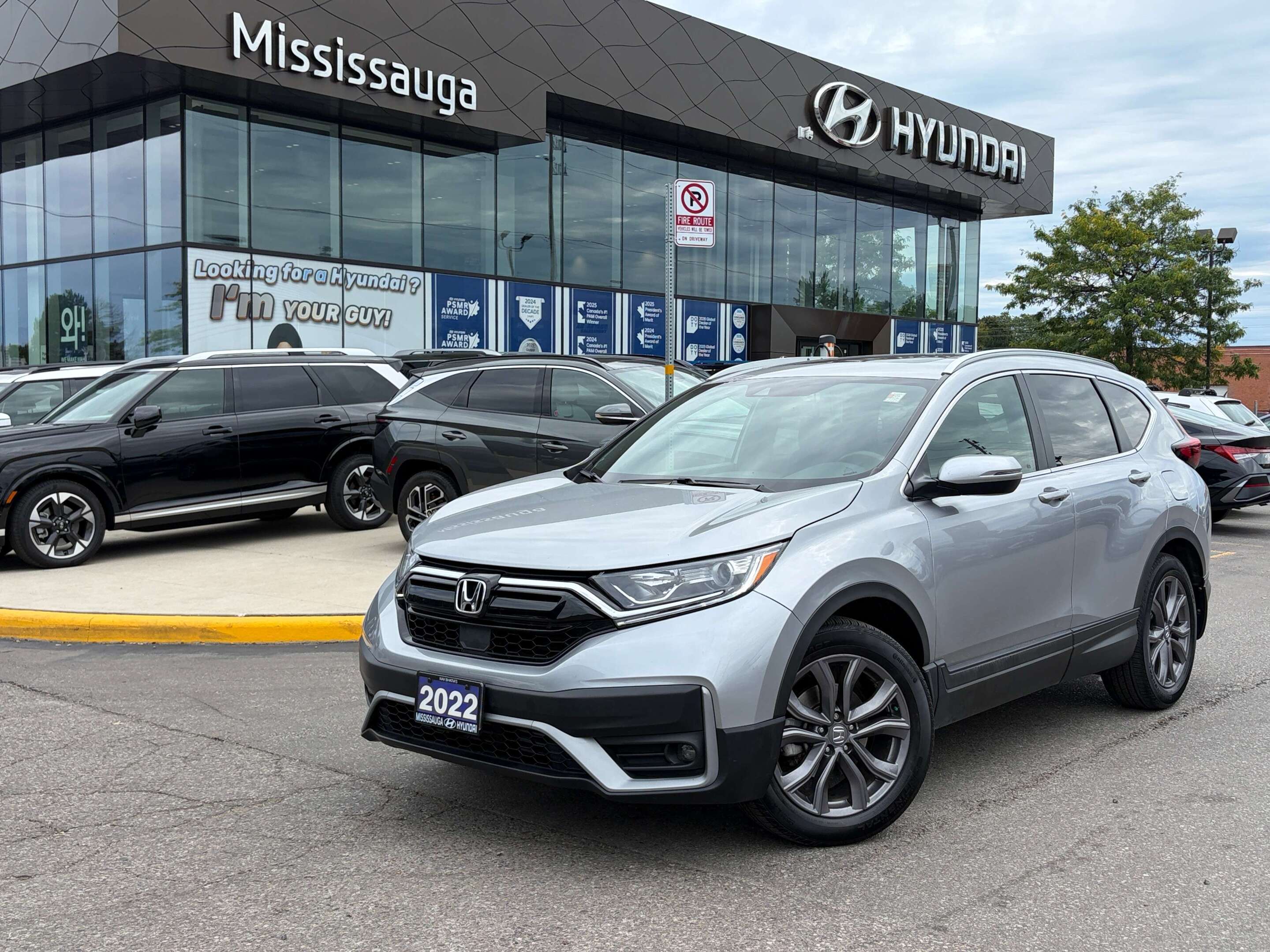 Gray 2022 Honda CR-V SUV / Crossover  Automatic