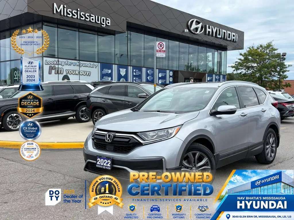 Gray 2022 Honda CR-V SUV / Crossover  Automatic