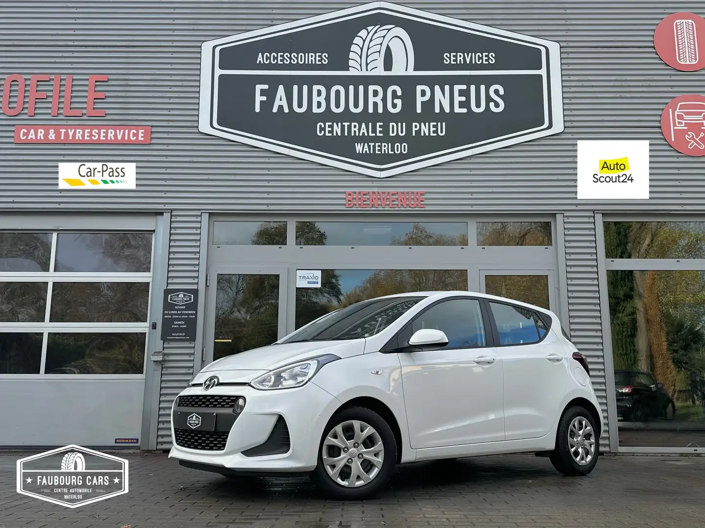 Hyundai i10 *1-PROPRIETAIRE/1-OWNER*GARANTIE-12-MOIS*CLIM* Bianco - 1