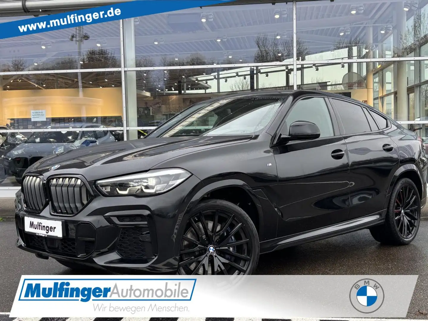 BMW X6 x40d M Sport LiveProf. Kamera Har/Kar. 22" Navi Schwarz - 1
