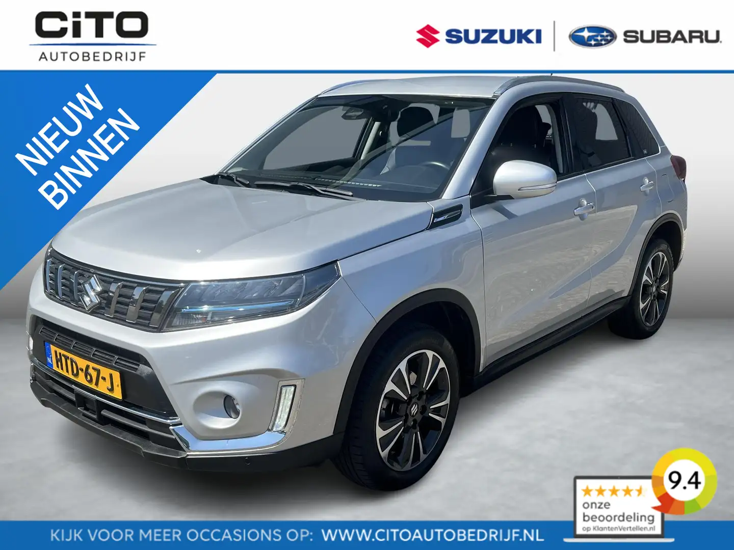 Suzuki Vitara 1.4 Boosterjet Style Smart Hybrid Meest Luxe uitvo Argent - 1