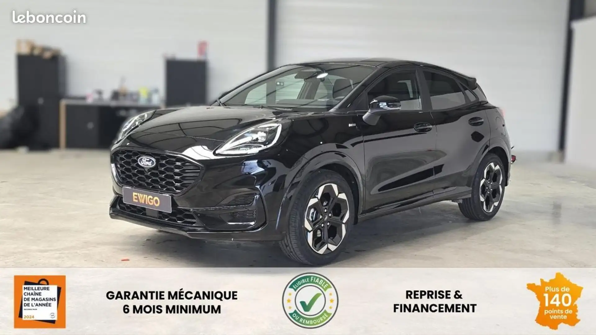 Ford Puma 1.0 ECOBOOST 125 CH MHEV S&S POWERSHIFT ST-LINE X Noir - 1