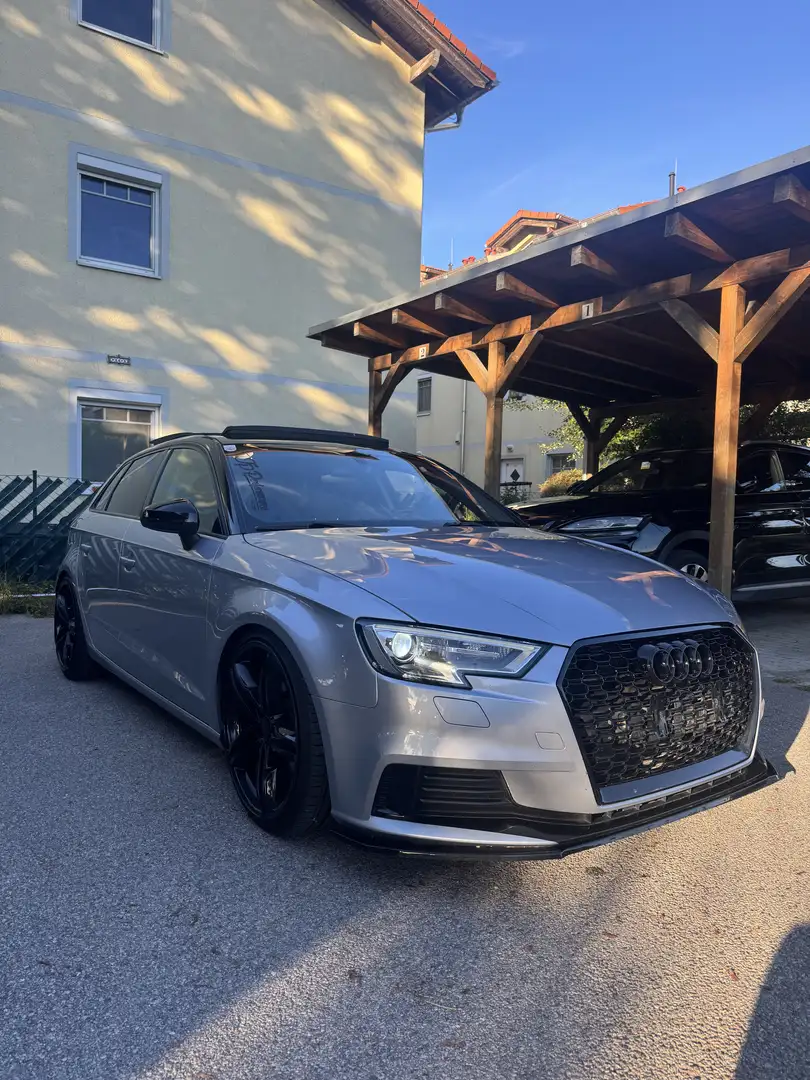 Audi A3 SB 2,0 TFSI quattro S-tronic Silber - 1