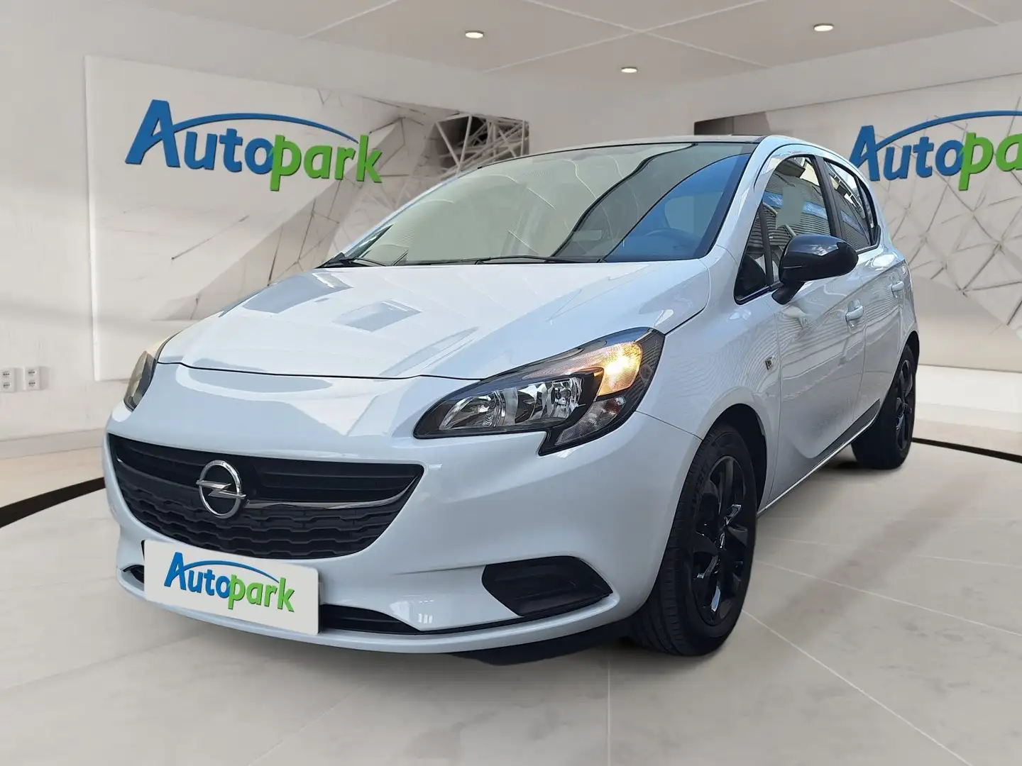Opel Corsa E 1,2 Black & White Weiß - 1