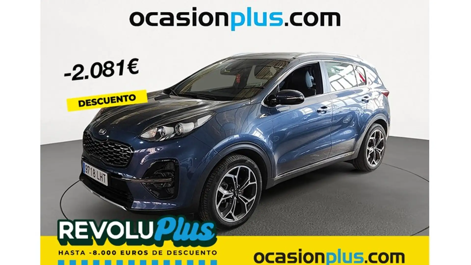 Kia Sportage 1.6 MHEV GT Line Essential DCT 4x2 136 Blauw - 1