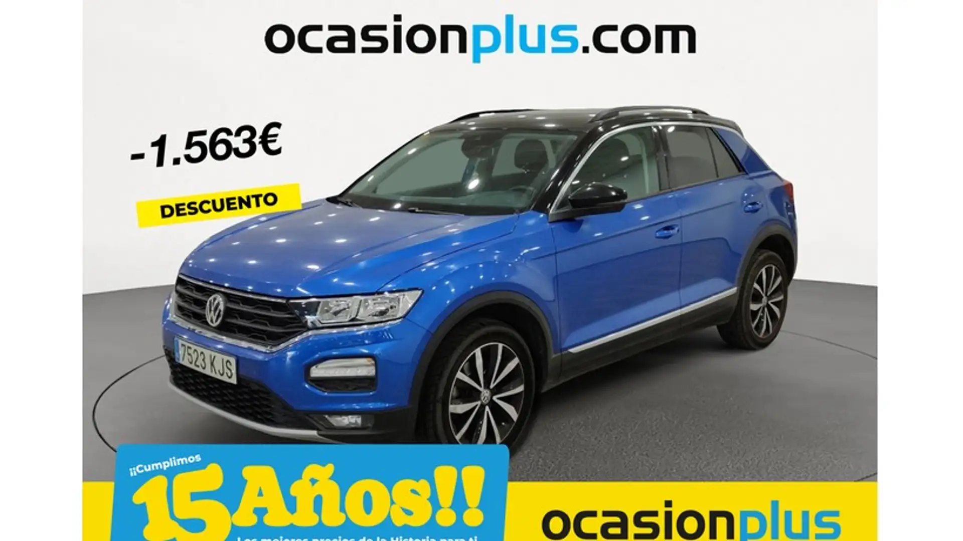 Volkswagen T-Roc 1.5 TSI Advance Style Bleu - 1