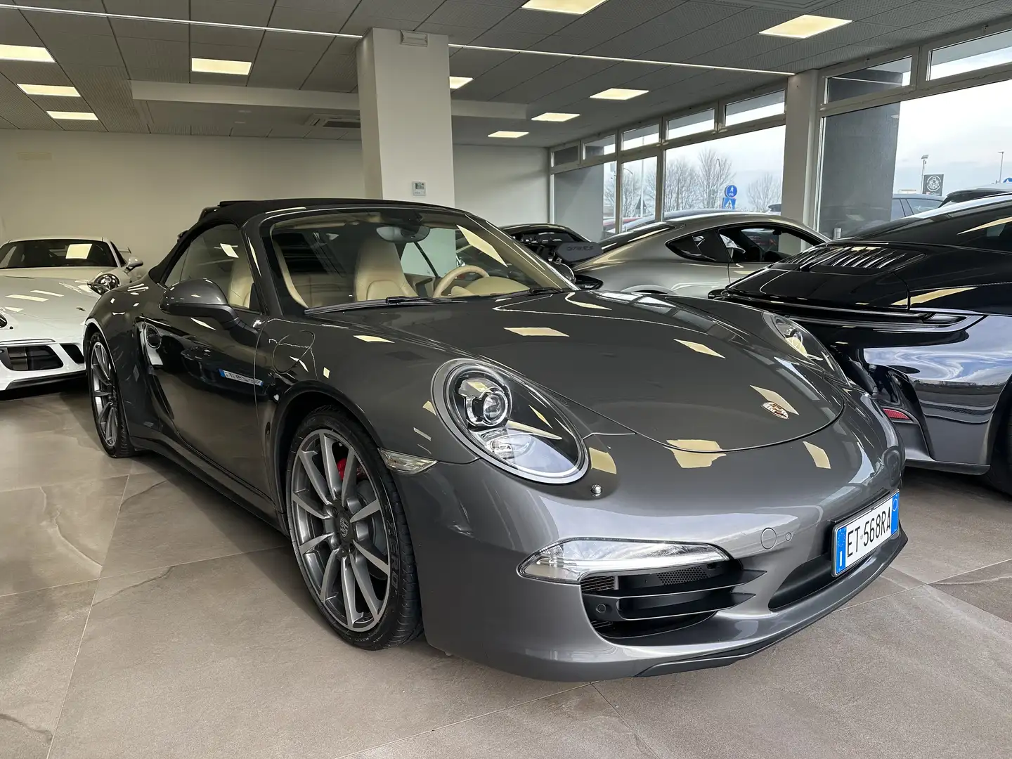Porsche 991 911 Cabrio 3.8 4S 400 CV PDK UFF.ITA Gris - 1