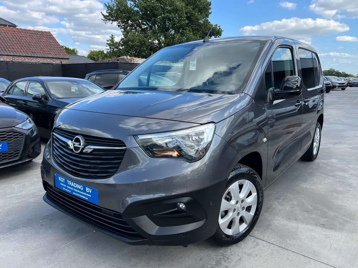 Opel Combo 1.2i 110PK 2 SCHUIFDEUREN NAVI CAMERA LED PDC ALU Grijs - 1
