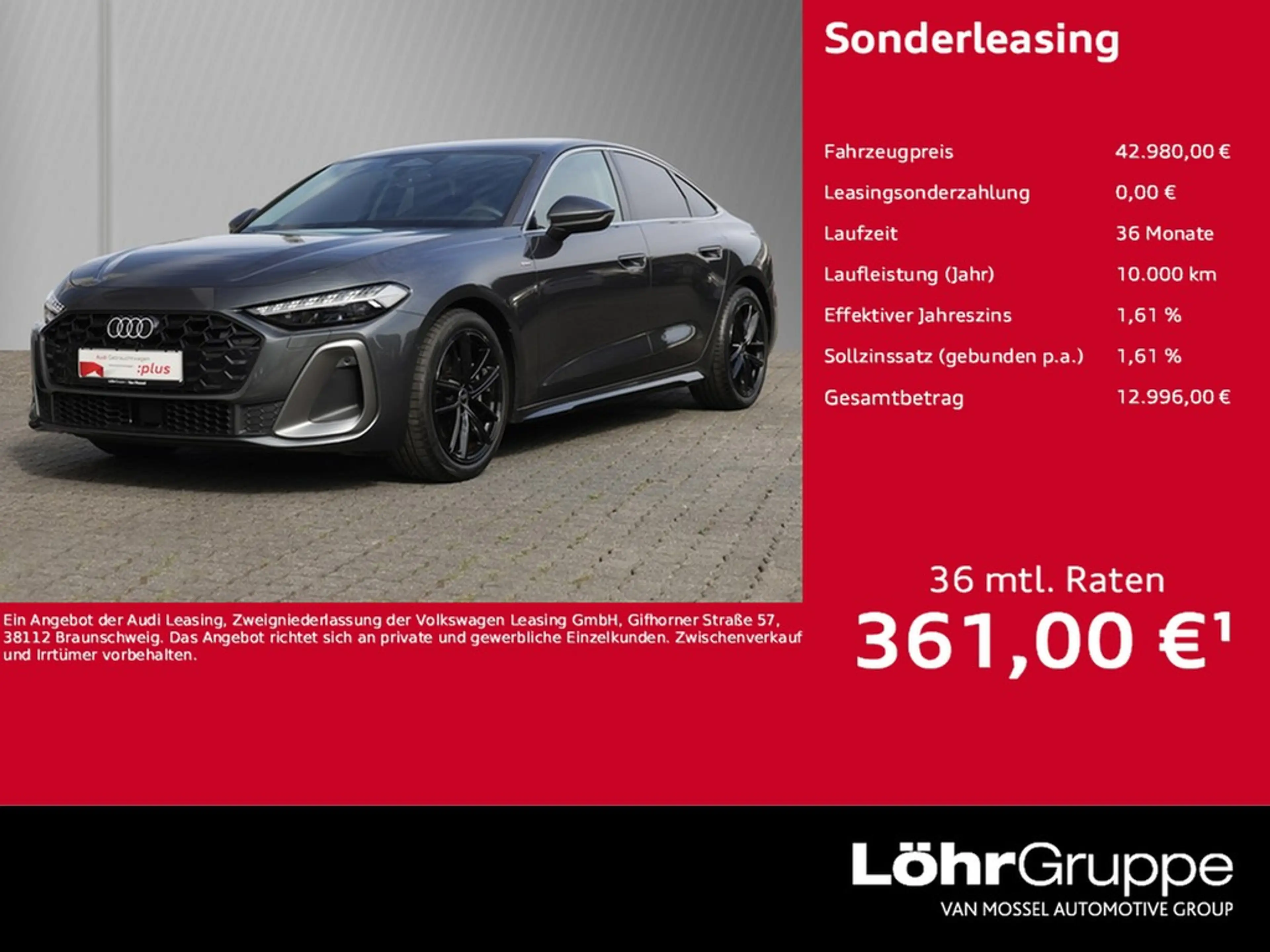 Audi A5 Limousine TFSI S line GWP