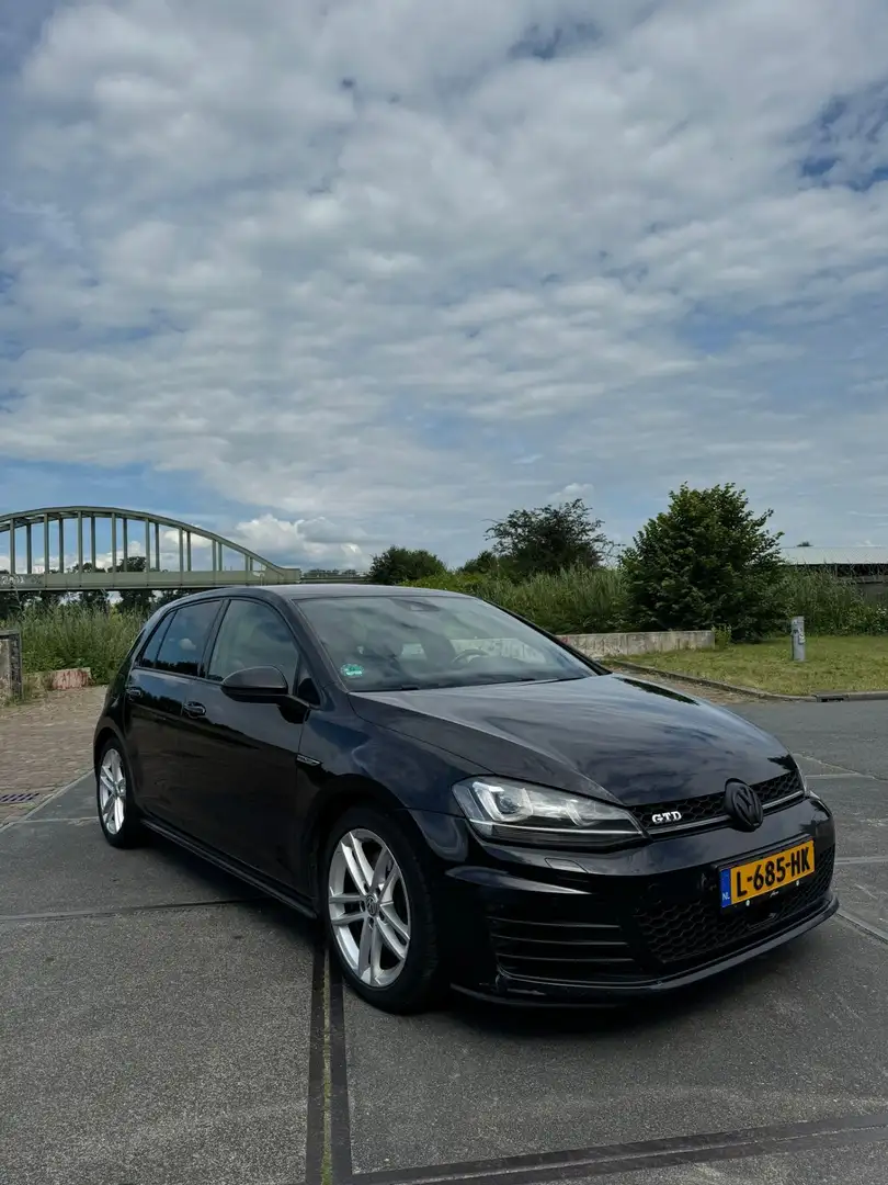 Volkswagen Golf 2.0 TDI GTD Zwart - 1