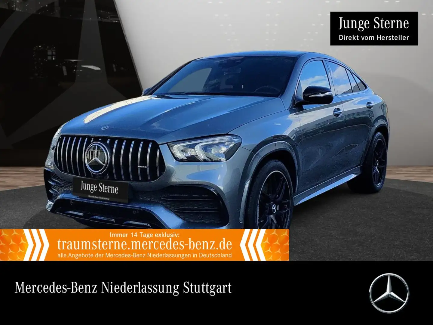 Mercedes-Benz GLE 53 AMG GLE 53 Coupé 4M NIGHT+PANO+360+AHK+MULTIBEAM+22" Grau - 1