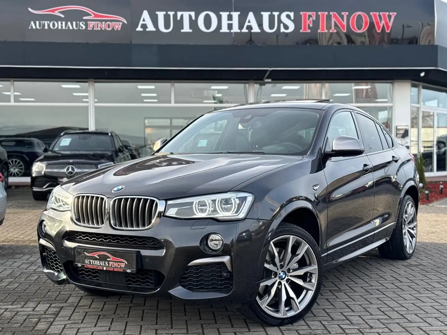 BMW X4 M i"SPORT-AUTOMATIC"HEAD-UP*KEYLESS*S-DACH* Grijs - 1