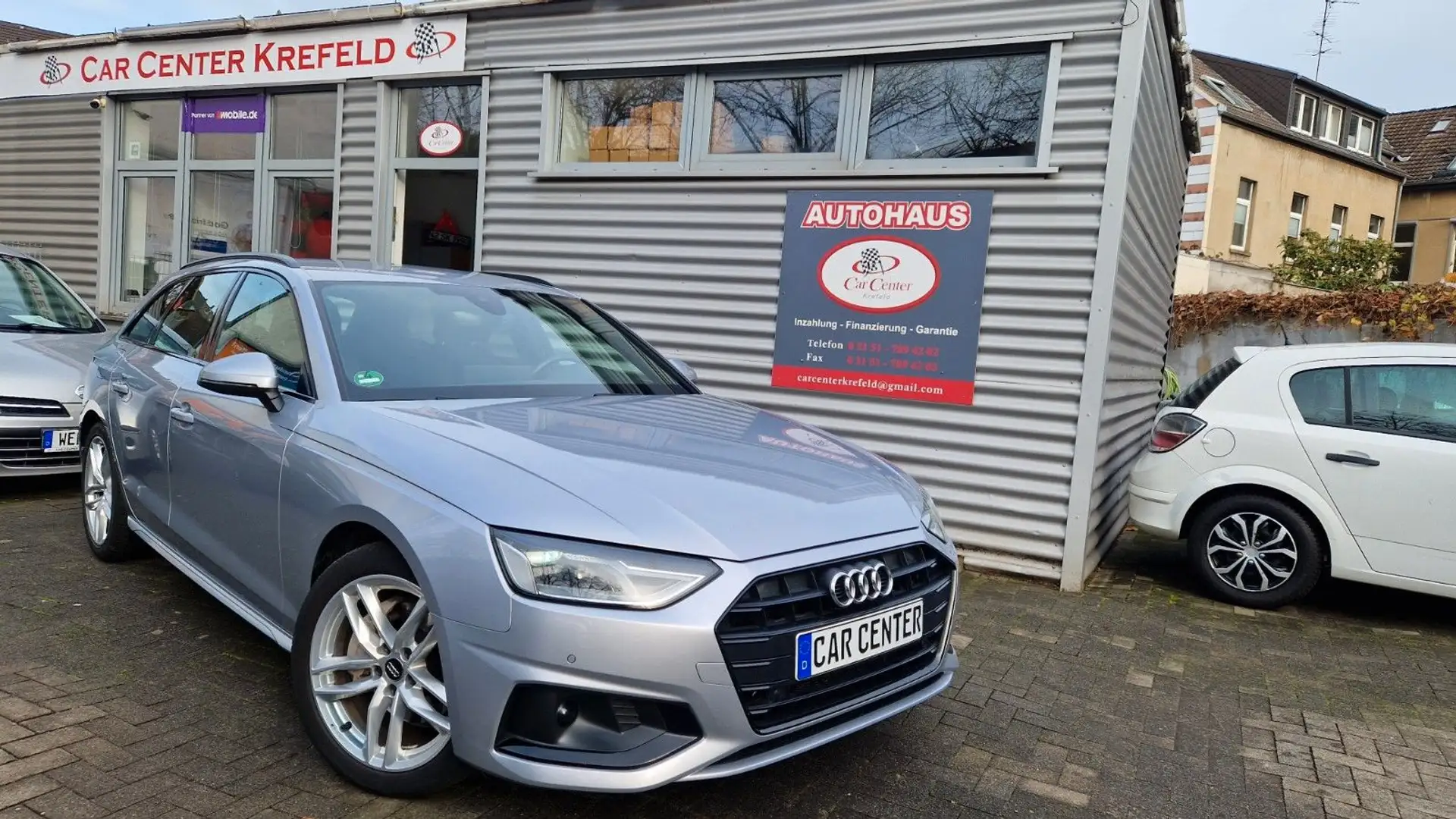 Audi A4 Avant 40 TDI S tronic LED+NAVI+AHK+ACC+DAB Grigio - 1