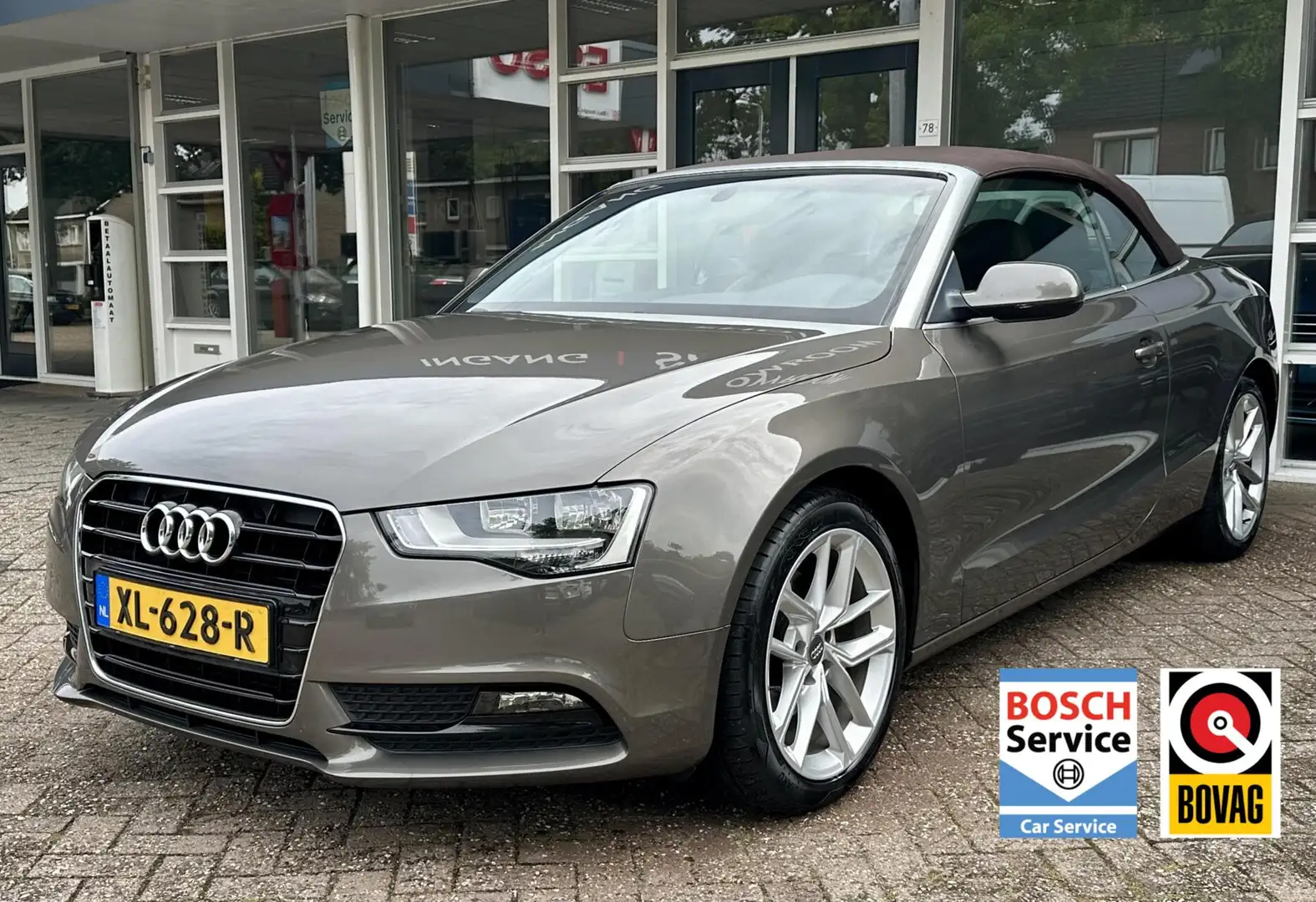 Audi A5 Cabriolet 1.8 TFSI Climat, Navi, Leer, Pdc, LM.. Marrón - 1