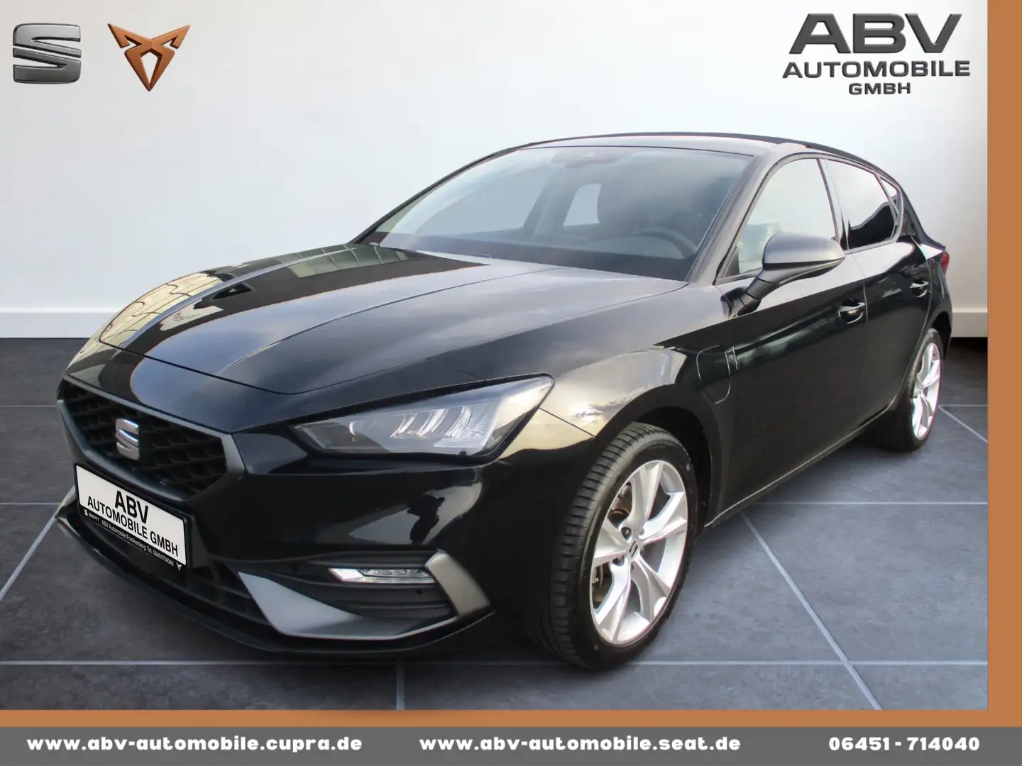SEAT Leon e-Hybrid FR e-Hybrid Systemleistung 204 PS Schwarz - 1