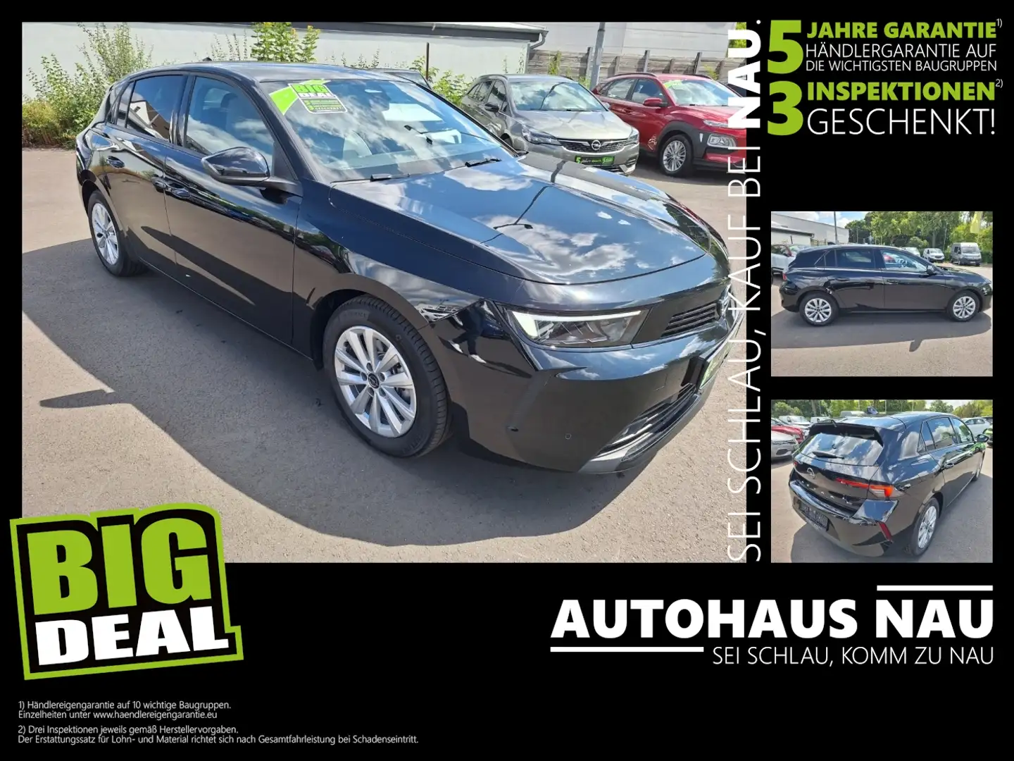 Opel Astra L 1.2 Turbo Enjoy FLA SpurH LM KAM KlimaA Noir - 1