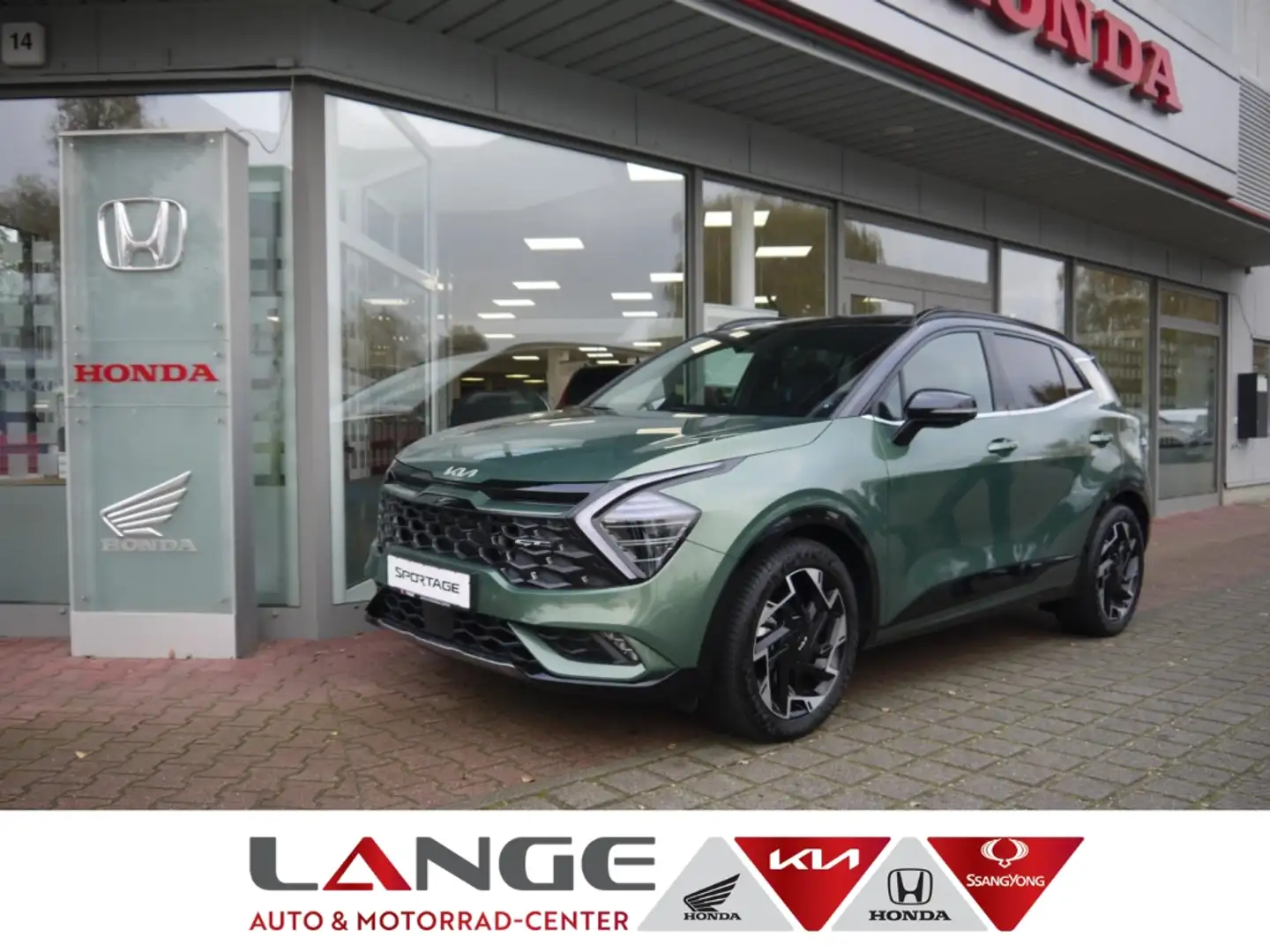 Kia Sportage GT-Line 4WD 1.6 CRDi Mild Hybrid EU6e 1.6D AWD DCT Grün - 1