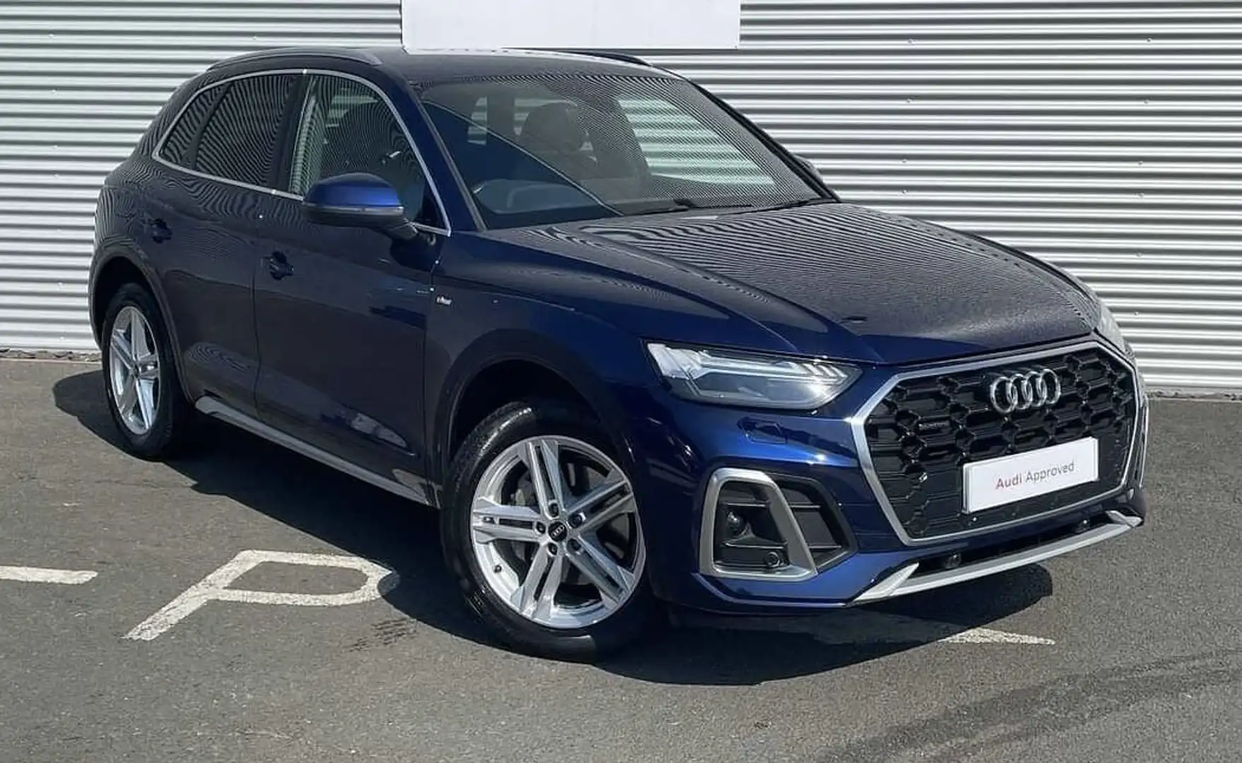 Audi Q5 II 2020 35 2.0 tdi mhev 12V S line s-tronic Bleu - 1