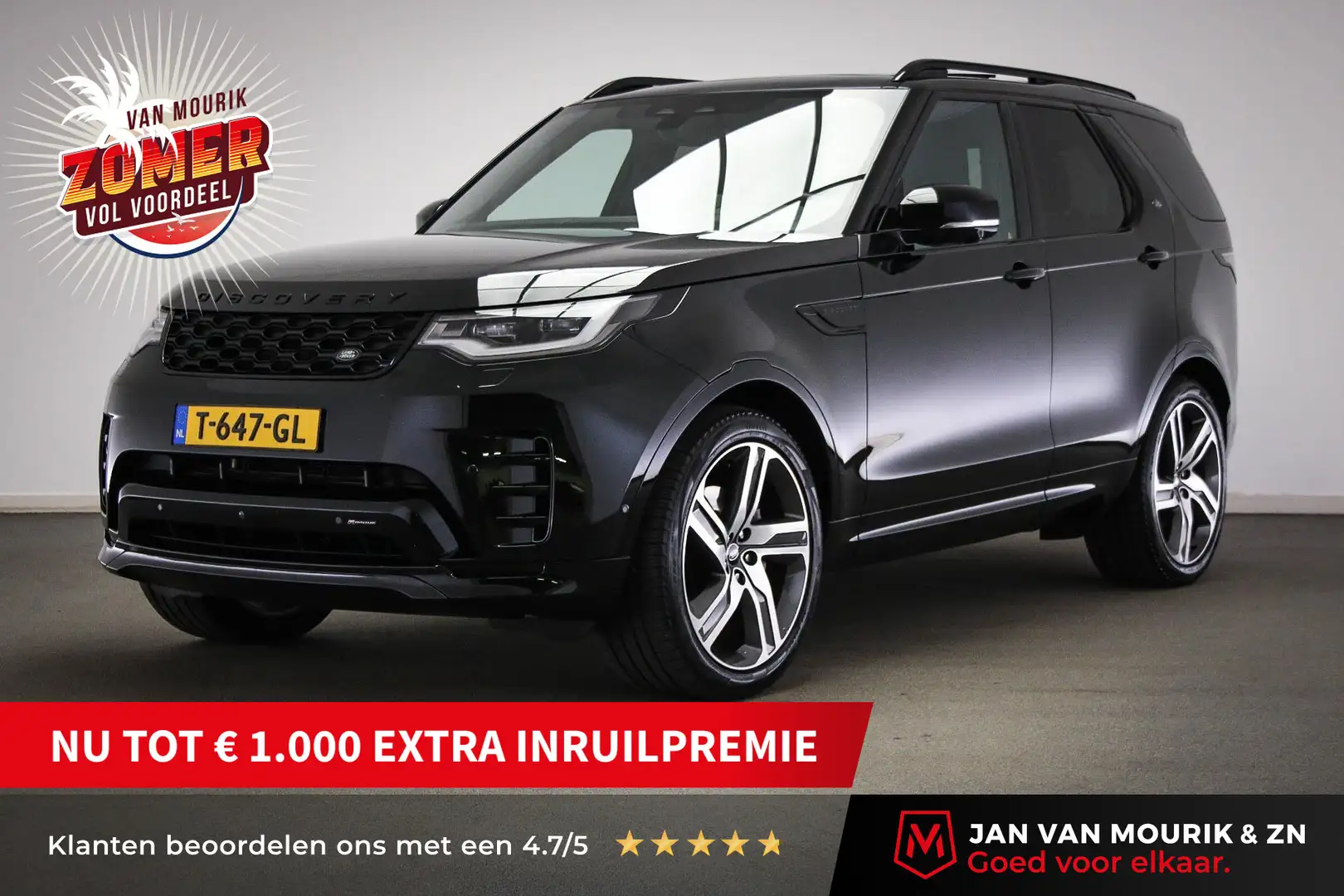 Land Rover Discovery 3.0 D300 R-Dynamic HSE 7p. | PANORAMADAK | DAB | A Чорний - 1