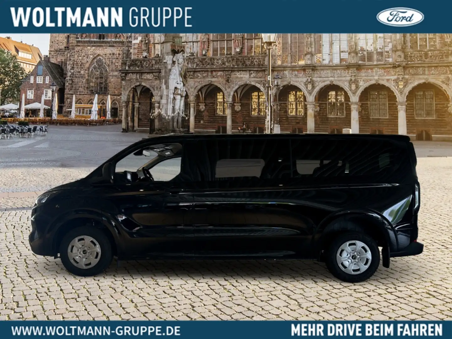 Ford Transit Custom Kombi 320L2 Trend 2.0 EcoBlue Navi ACC Klimaautom Nero - 2