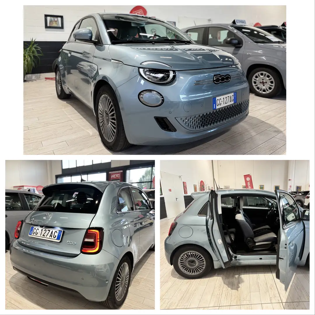 Fiat 500e ICON 3+1 43 kWh FULL OPTIONAL UFFICIALE STELLANTIS Blu/Azzurro - 1