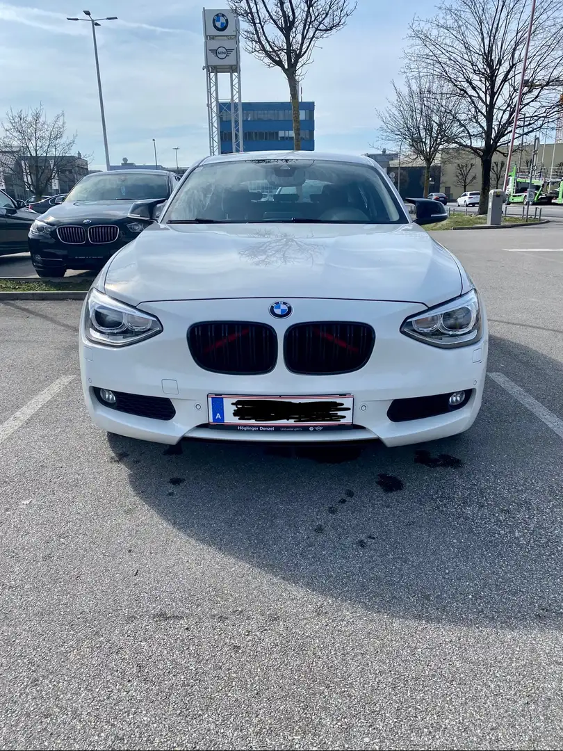 BMW 114 114d Top-Ausstattung Weiß - 2