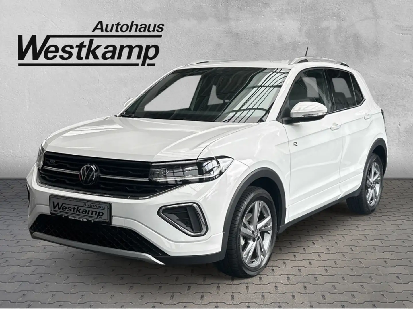 Volkswagen T-Cross R-Line 1.5 TSI DSG Anh.Kpl. Ganzj.Reifen IQ-Light Wit - 1